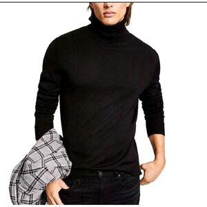 Macys And Now This Turtleneck Sweater Black 2XL Fisherman Business Casual Soft